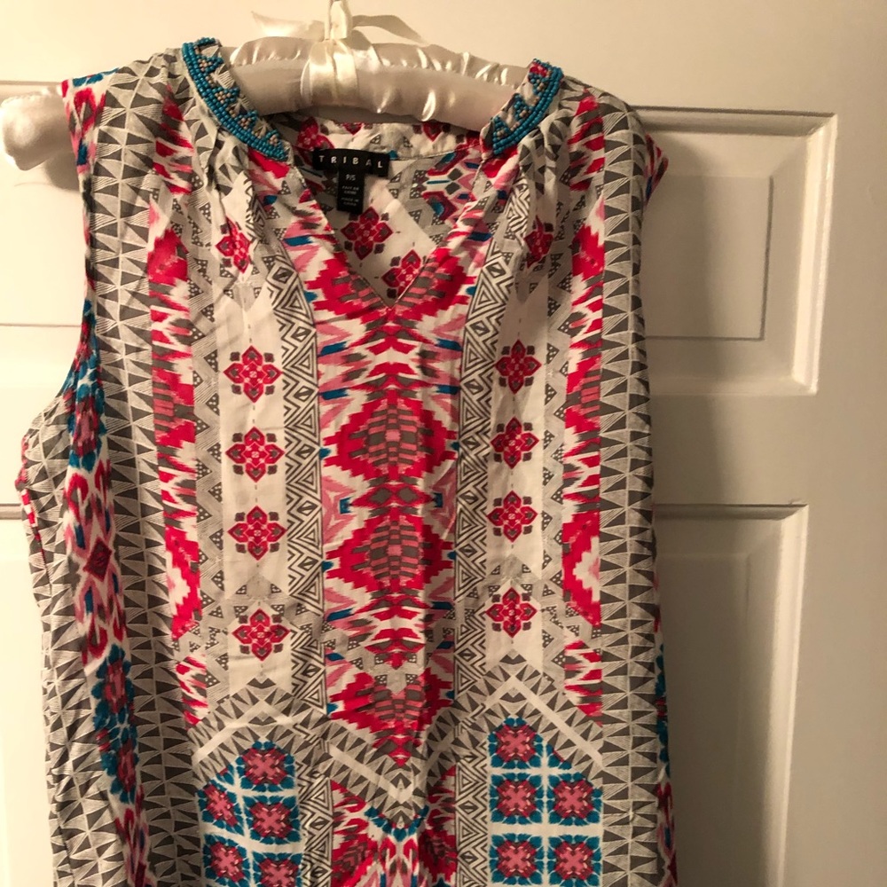 Flowy sleeveless top